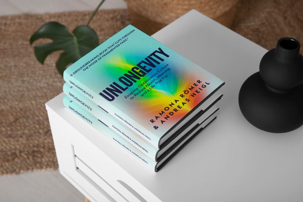 Stack of Unlongevity books